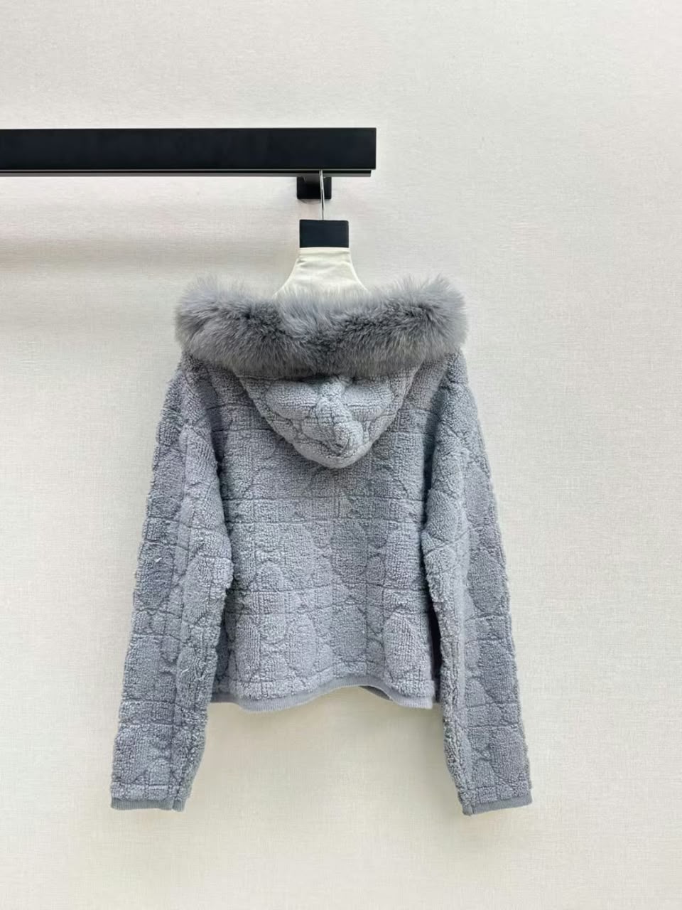 Dior Textured Hooded Zip Jacket