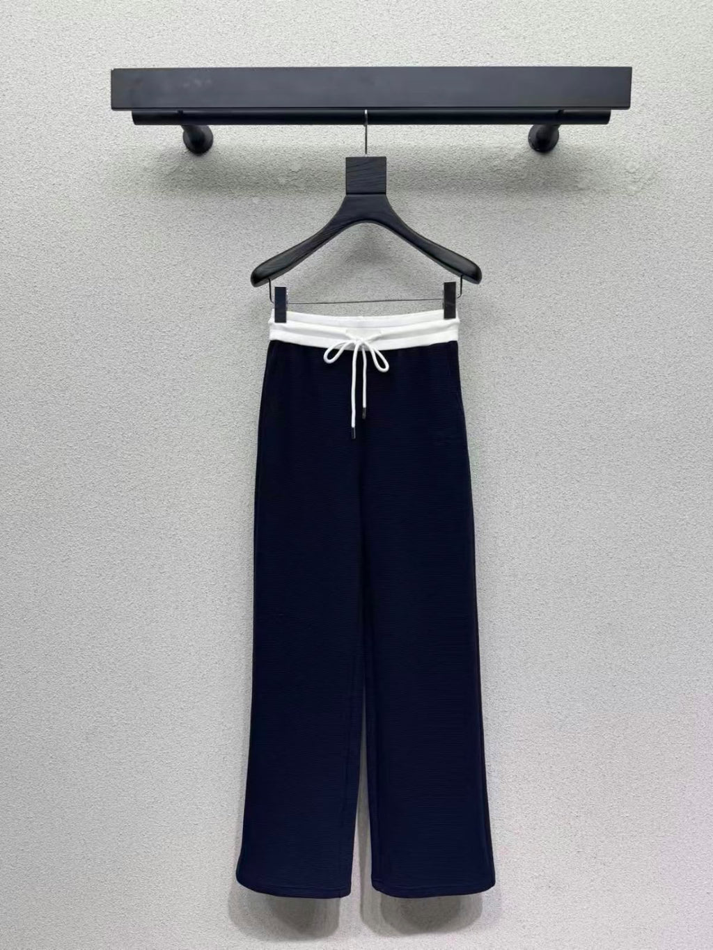 Dior Contrast-Trim Zip Jacket and Wide-Leg Trousers Set