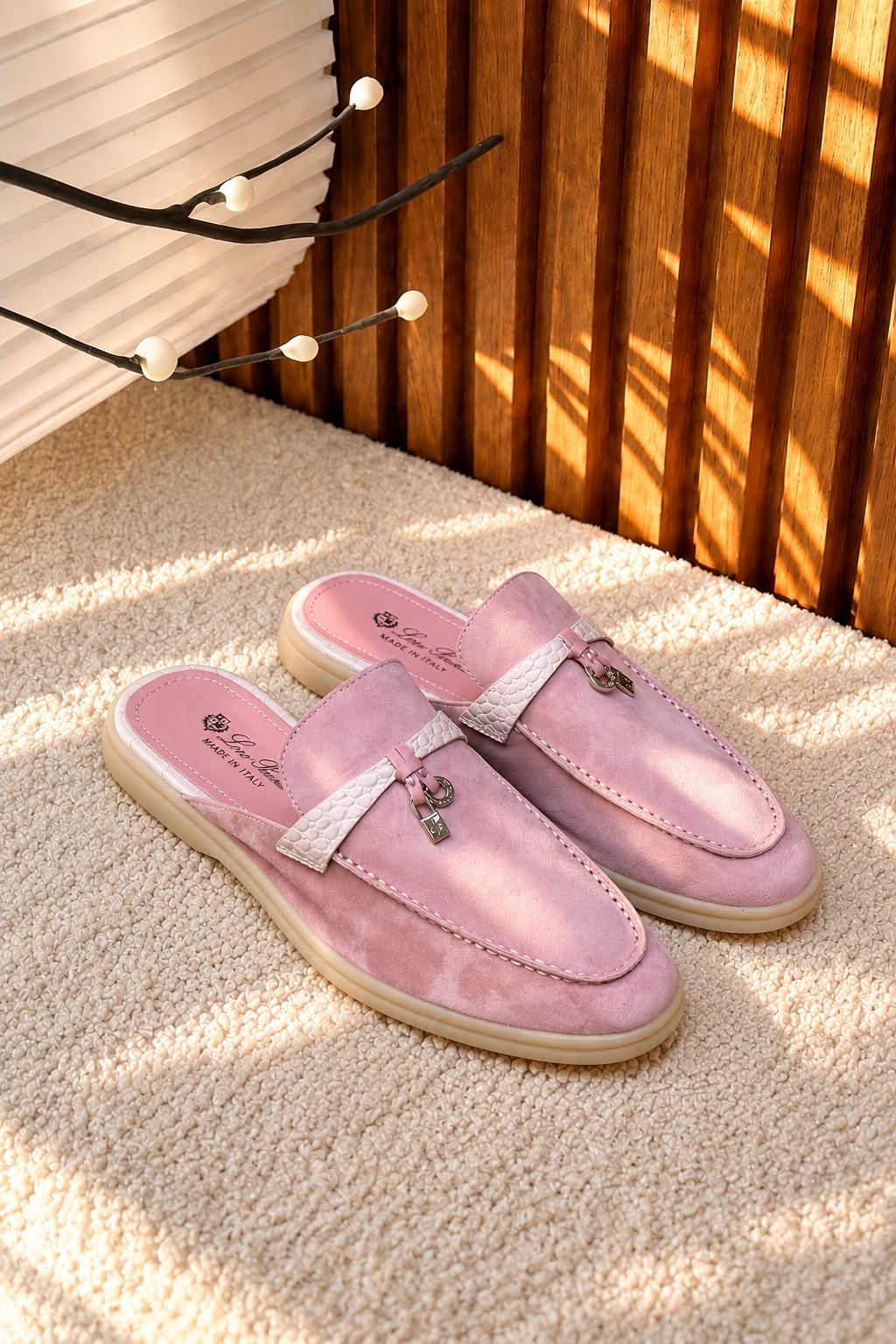 Loro Piana Pink Suede