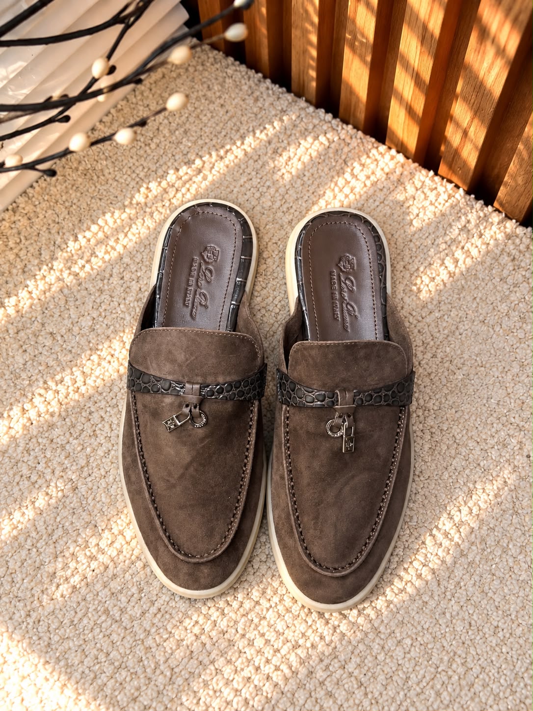 Loro Piana Pink Suede