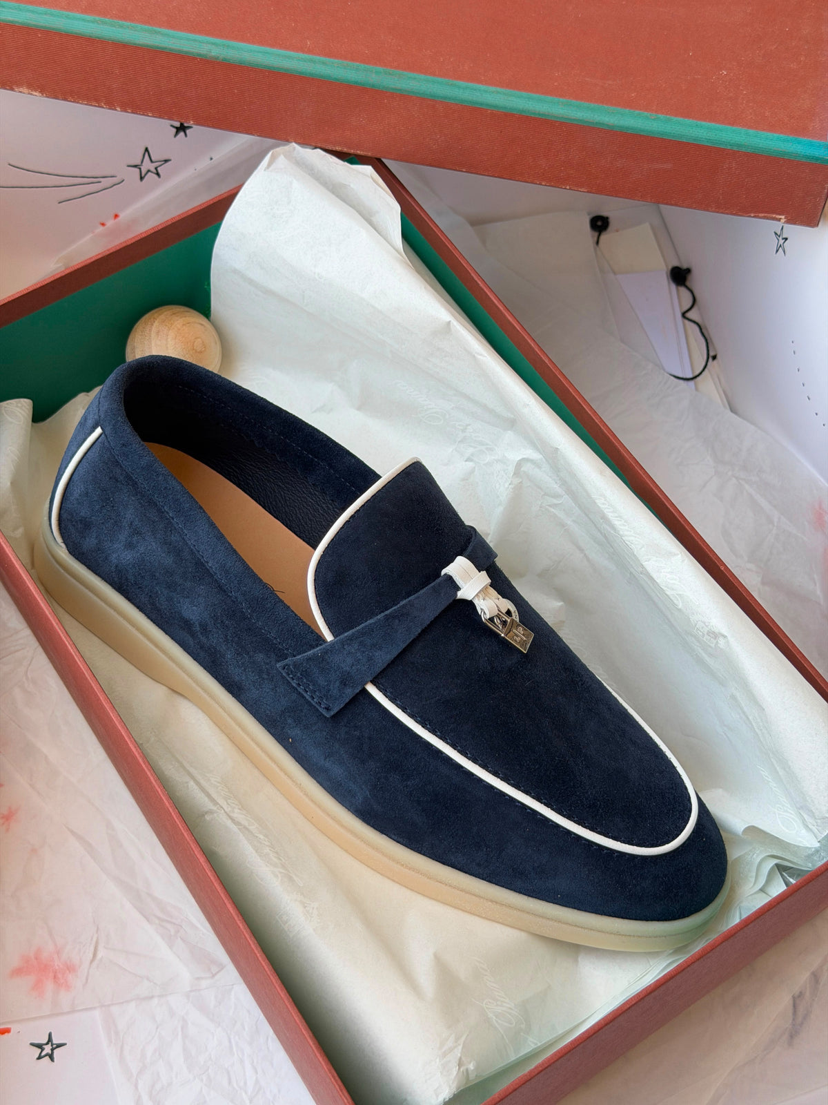 Loro Piana Suede Loafers