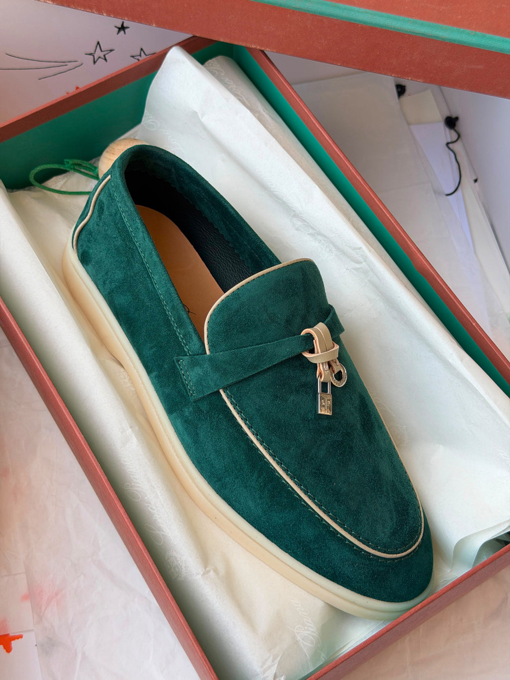 Loro Piana Suede Loafers
