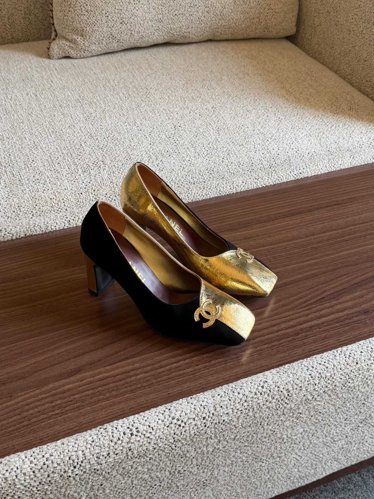 Chanel Square Toe Pumps